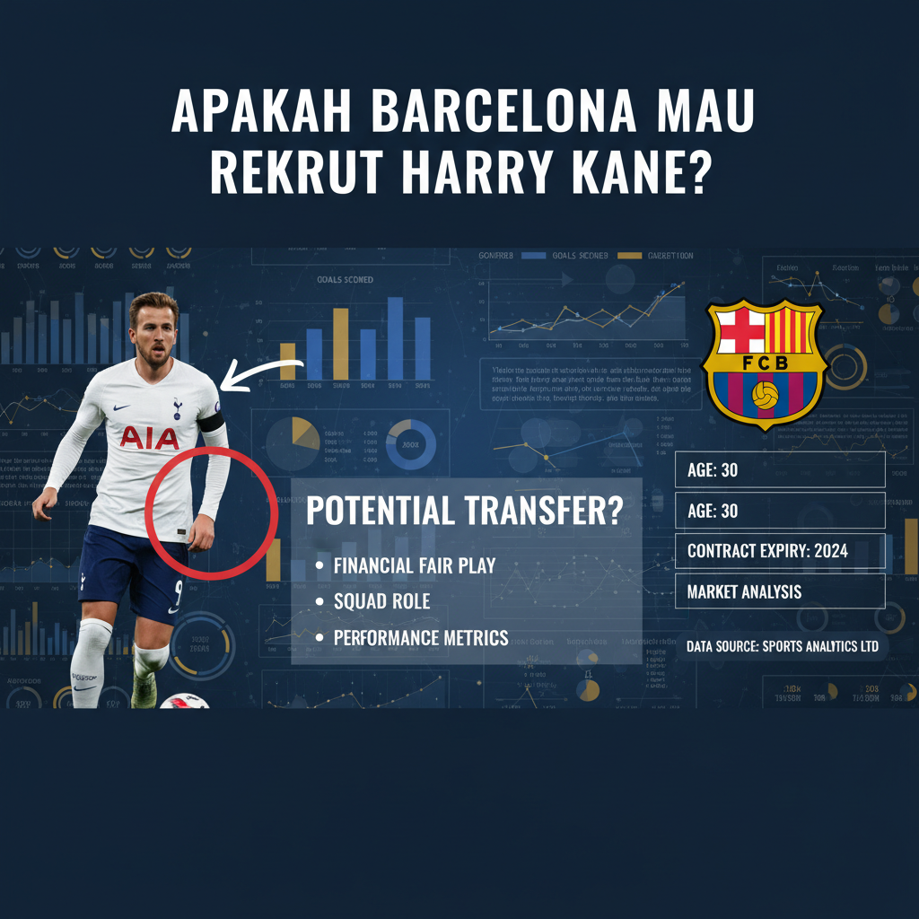 Apakah Barcelona Akan Rekrut Harry Kane? Data dan Analisis