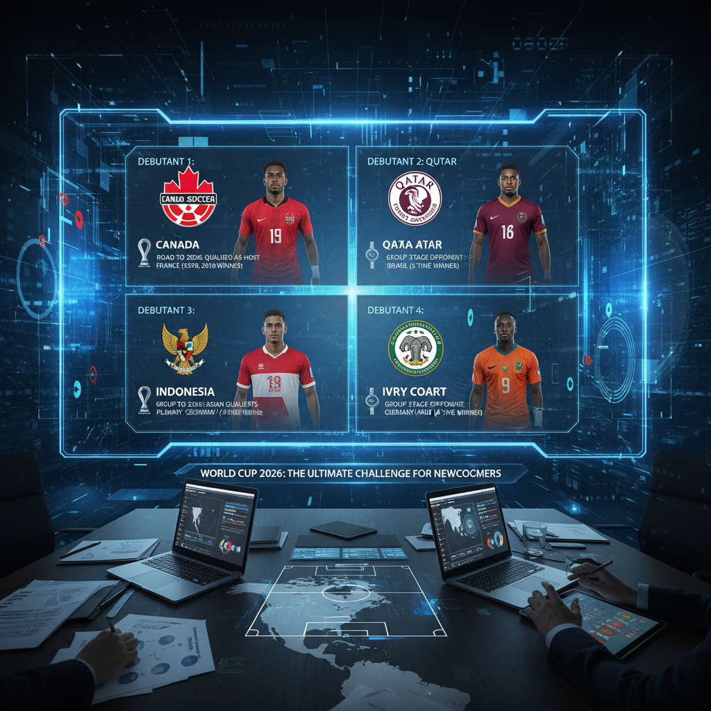 4 Debutan di Piala Dunia 2026, Langsung Ketemu Tim-tim Juara